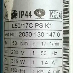 Becker L50-17C PS K1 Antrieb 20501301470