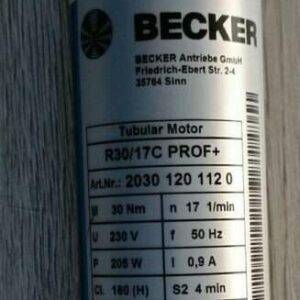 Becker R12-17C PROF+ Antrieb 20101201640 Rohrmotor Reparatur 39 €