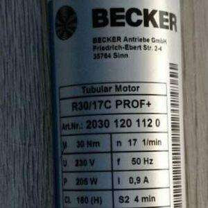 Becker R20-17C PROF+ Antrieb 20201201320 Rohrmotor Reparatur 39 €
