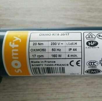 Somfy Oximo 50 RTS 10/17 5005460 Rohrmotor Reparatur 39 €