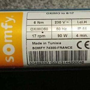 Somfy Oximo io 10/17 5046935 gebrauchter Tauschmotor 69 €